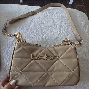 Bebe Gia Crossbody Bag Beige